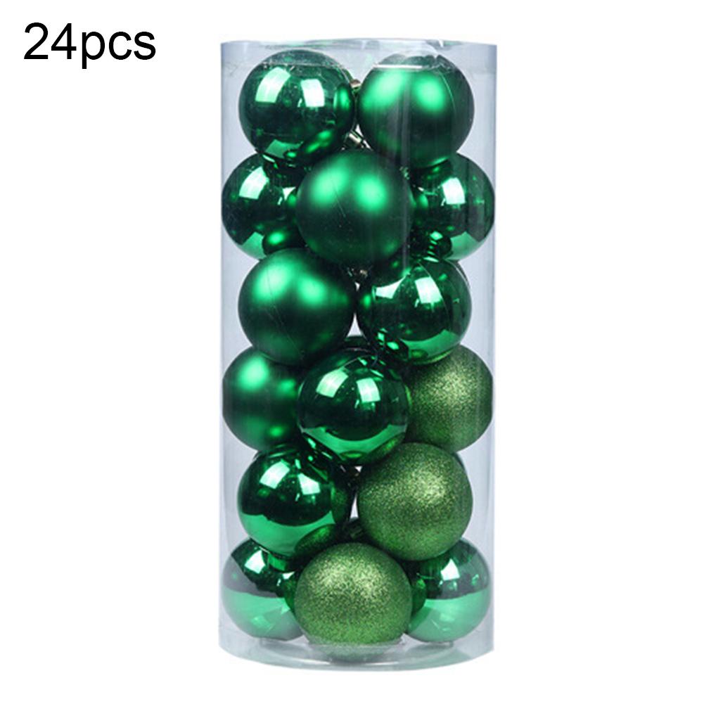 Xinlhanlh 24Pcs Christmas Ball Hanging Bauble New Year Wedding Home Party Tree Decoration