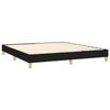 Maison Exclusive - Sommier à lattes de lit avec matelas Noir 160x200 cm Tissu