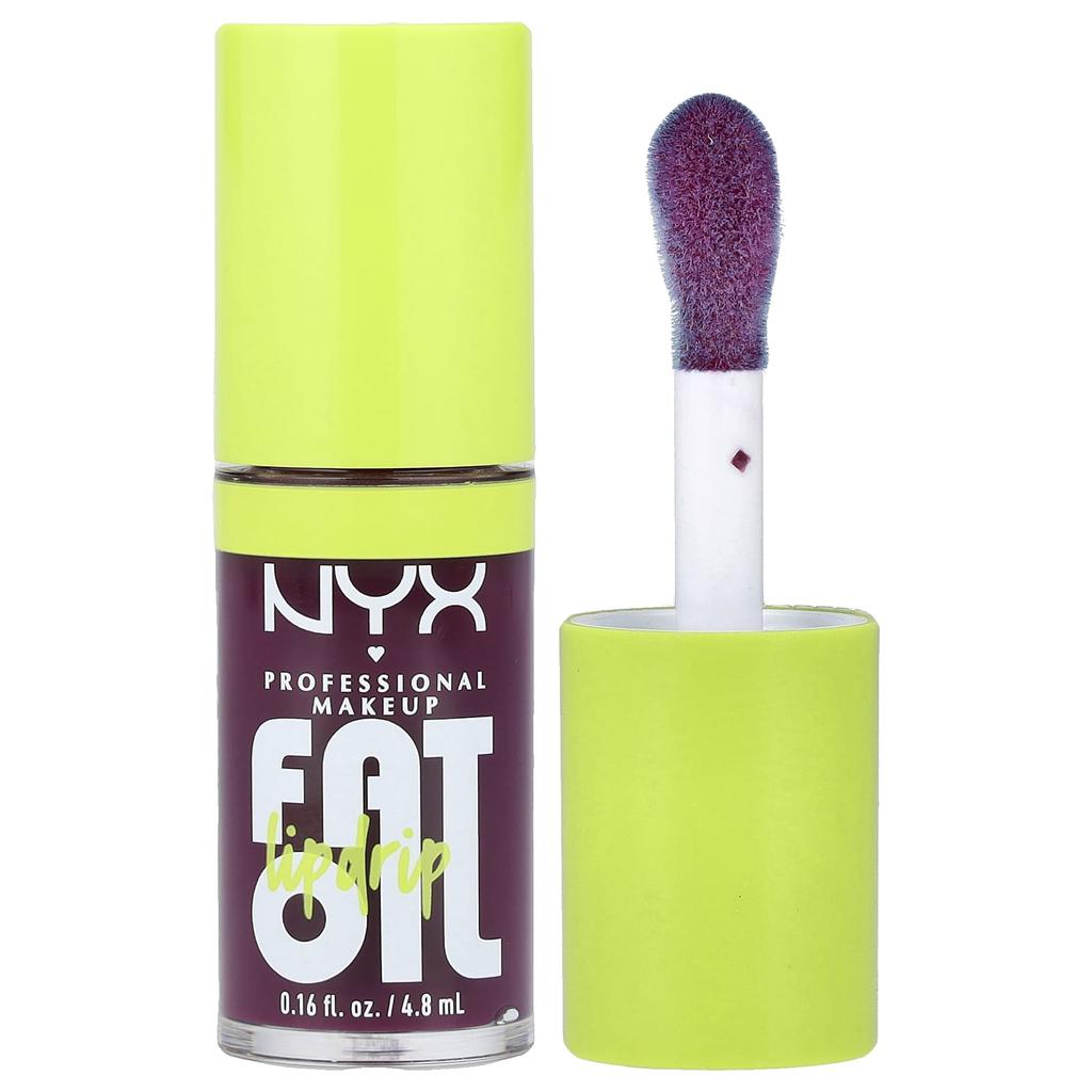 NYX Professional Makeup, Lip Oil Drip, 04 T'at's Chic, 4.8ml (0.16fl oz)
