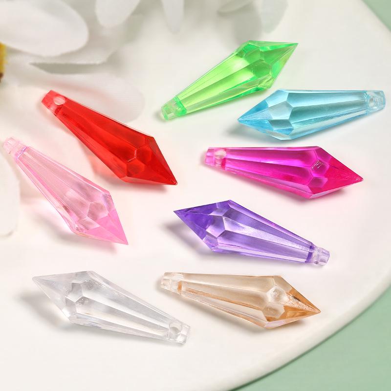 Acrylic Crystal Bead Pendant - Decorative Hanging Ornament for DIY Curtains