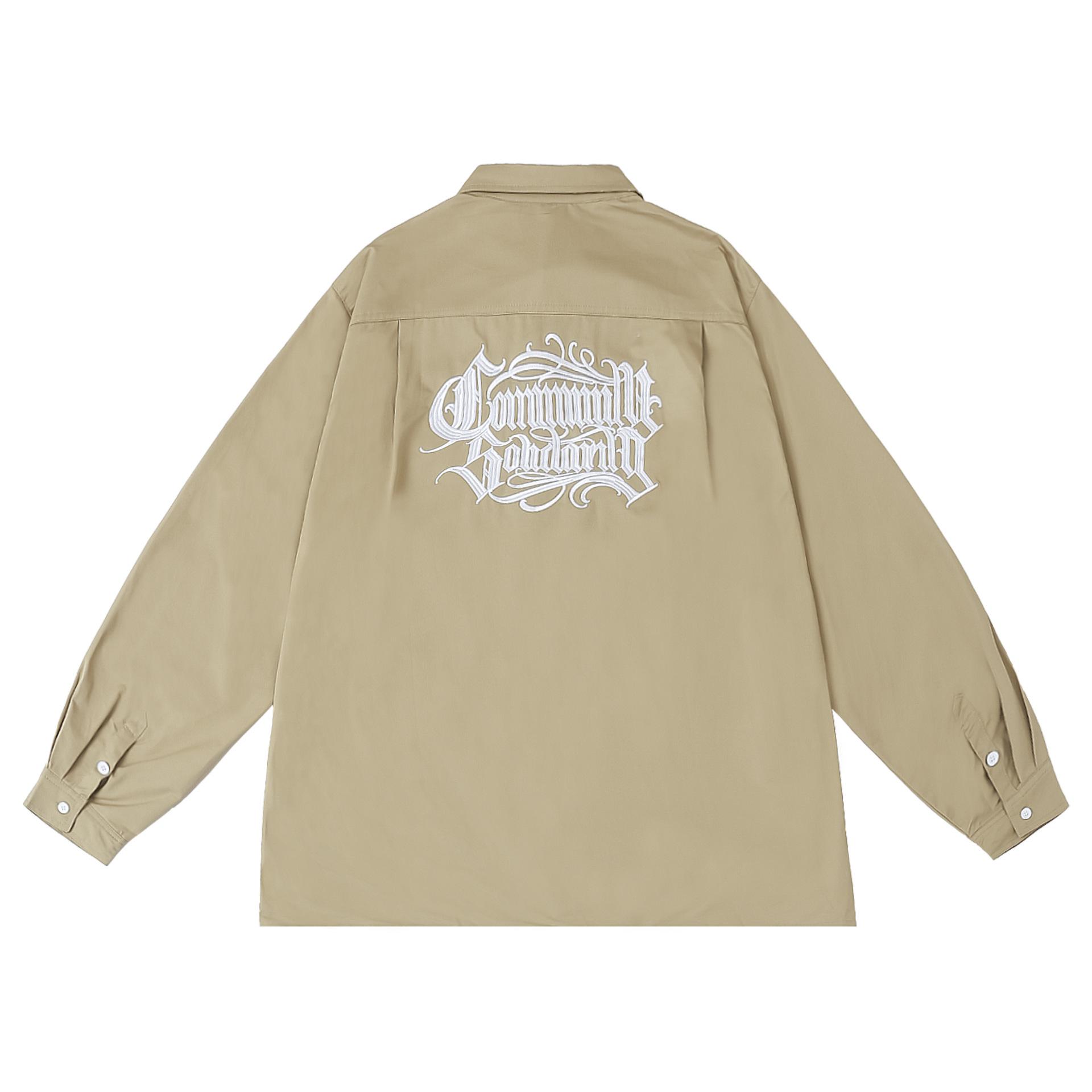 

Вышитая футболка в стиле чикано-гангстеров - Большой размер Extra Large