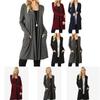 Autumn Winter Women Cardigans Casual Warm Coat Mid-length Knitted Outerwear With Premium Quality Materials