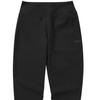 Skechers Stroll Series Solid Color Mid-Rise Soft Comfortable Cuffed Knit Joggers Women bottoms Carbon-Black L124W026-0018