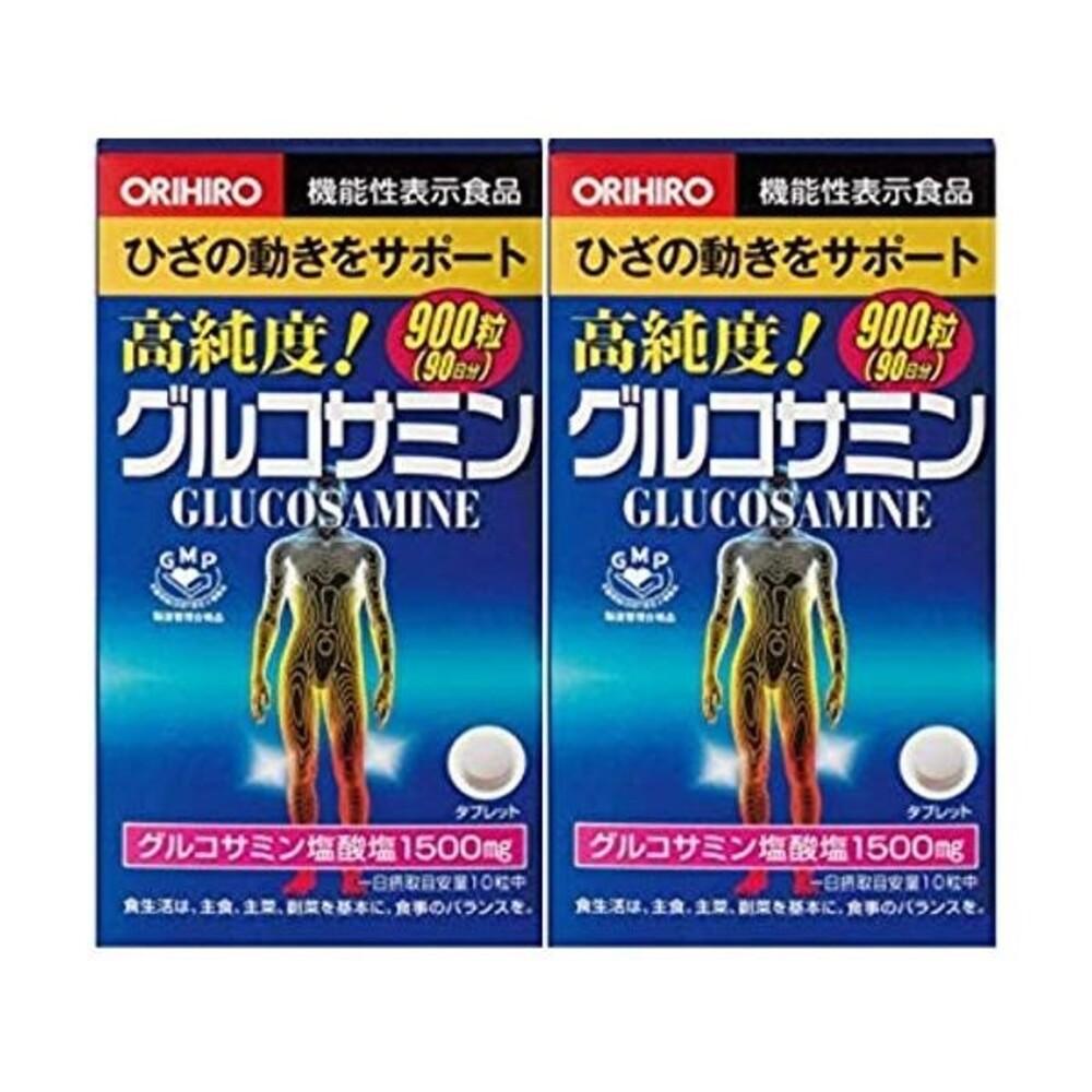 

Orihiro [2-Pack]High-Purity Glucosamine Tablets Value Size 900 Tablets X 2 Joint & Muscle Relief Glucosamine 1
