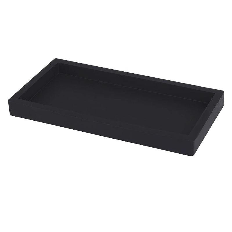 

A Rectangular Silicone Aromatherapy Tray For Bathroom, Non-Porous Vanity Table, Marble Washbasin Tabletop Storage