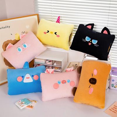 Animal Shaped Plush Throw Pillow Cartoon Cute Plush Toy Lovely Office Nap Pillow  School