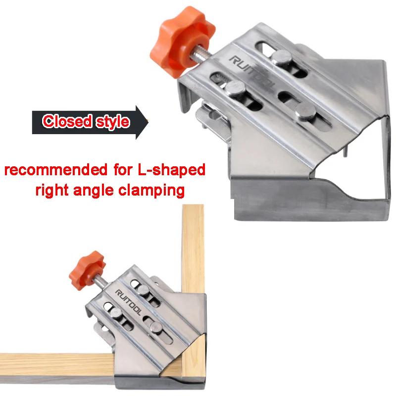 Right Angle Clamps, 90 Degree Positioning Squares Heavy Duty Woodworking Corner Clamp DIY Tool for Picture Frames Cabinets