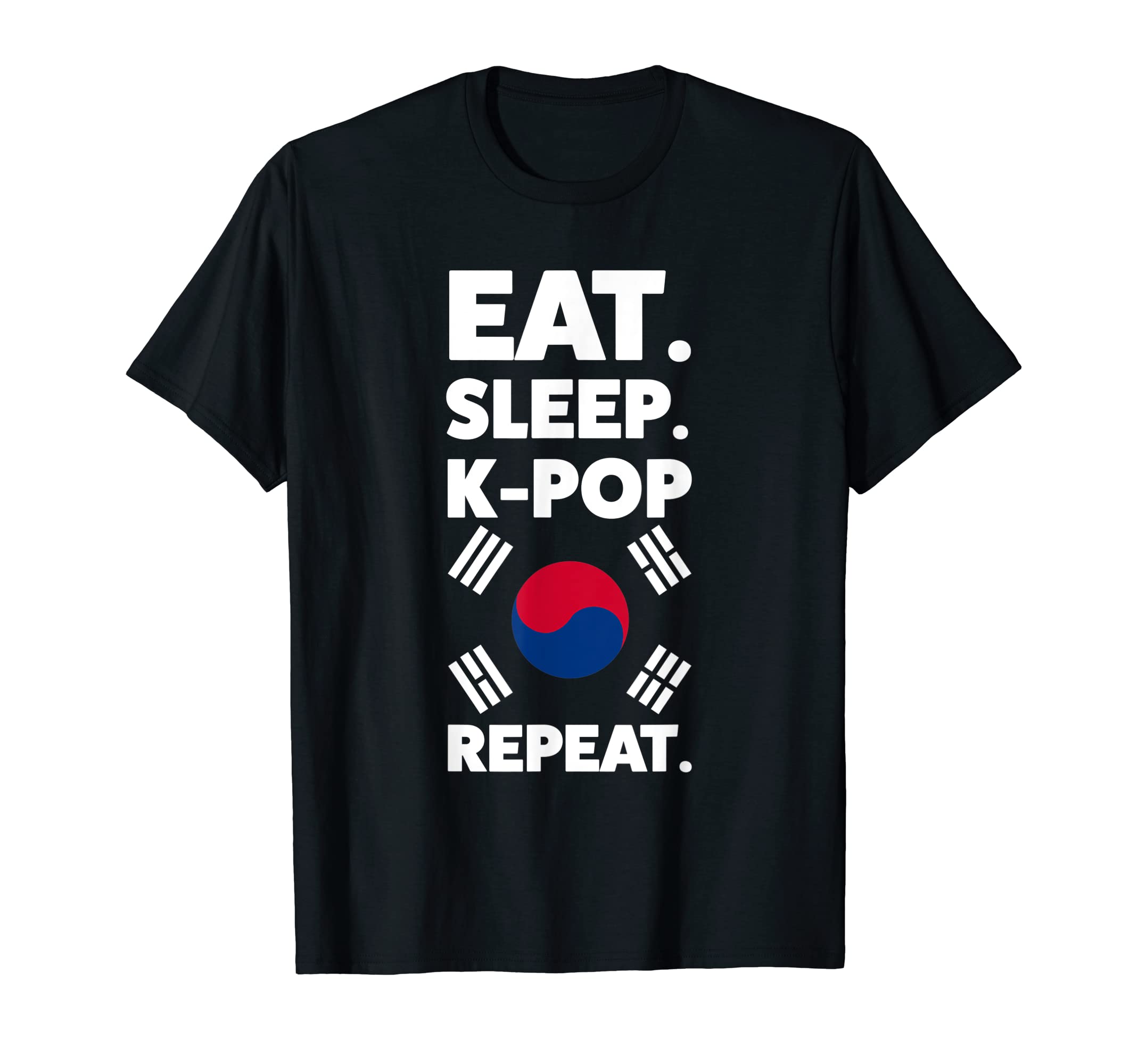 

eat sleep k-pop repeat k-pop goods k-pop T-shirt