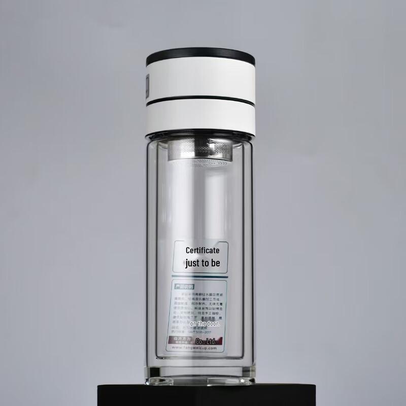 Duoli Double Wall High Borosilicate Glass Tea Cup