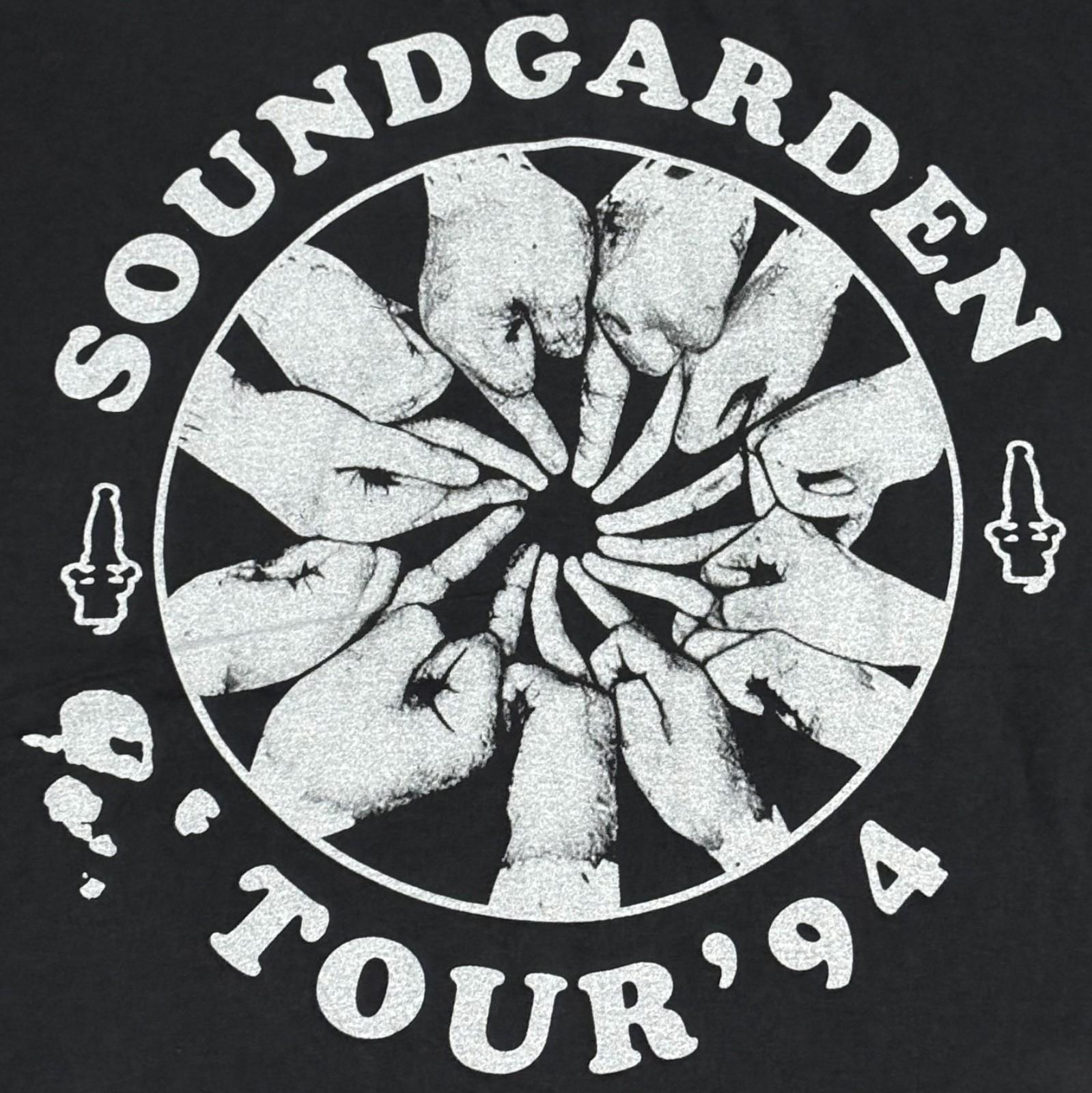Vintage 90s Soundgarden Badmotorfinger Band Tour 1994 Size L RARE Shirt REPRINT XXL