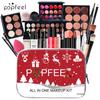 Popfeel All-in-One Make-up-Set Professionelles Full-Face Kosmetikset mit Feiertags-Blechdose Lidschatten Lippenstift Foundation Feiertagsgeschenk für Frauen