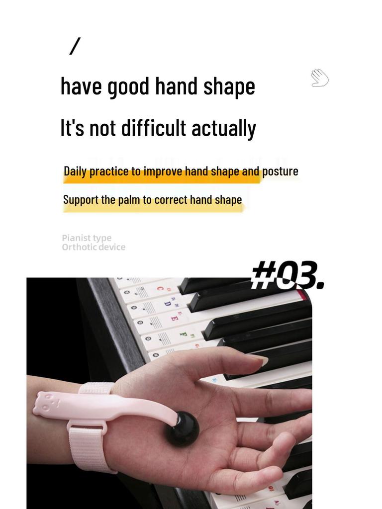 Piyano El Hareketi Düzeltme Topu: Çocuk Parmak Tutuş ve El Gücü Geliştirme Aracı