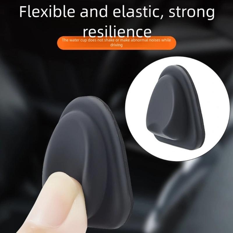 Silicone Vehicle Cup Holder Stabilizer Easy Install Adhesive Silicone Cup Holder Inserts Cars Accessories Enduring