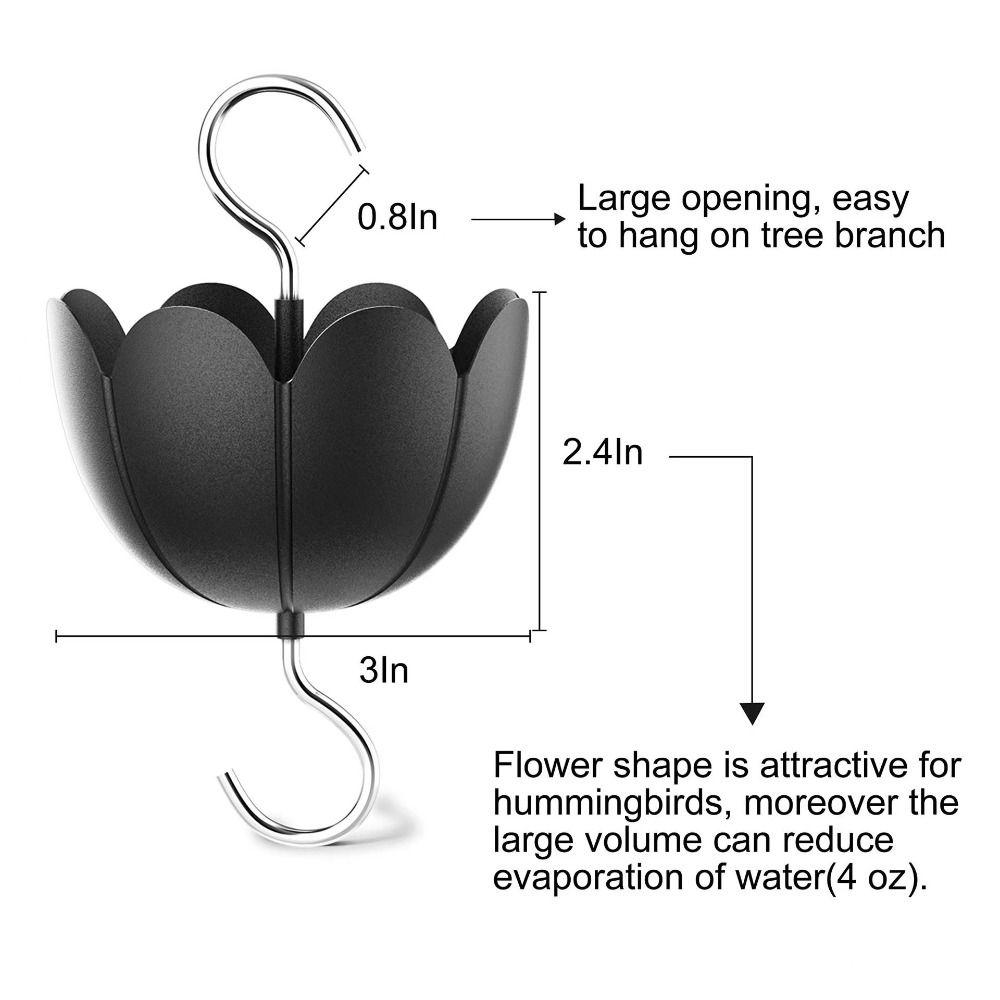 Plastic Anti Ant Hook Hanging Bird Food Dispenser Hook Hummingbird Feeder Hook  Courtyard