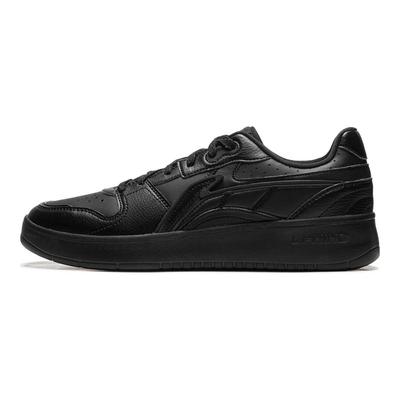 Li Ning Sycee Slip Resistant Cushioning Abrasion Resistant Low Top Skateboard Shoes Men's Black AGCU515-5