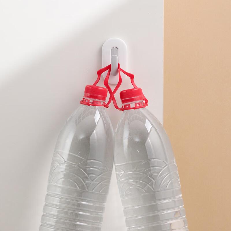 CHAHUA No-Punch Strong Adhesive Hooks, 4-Pack