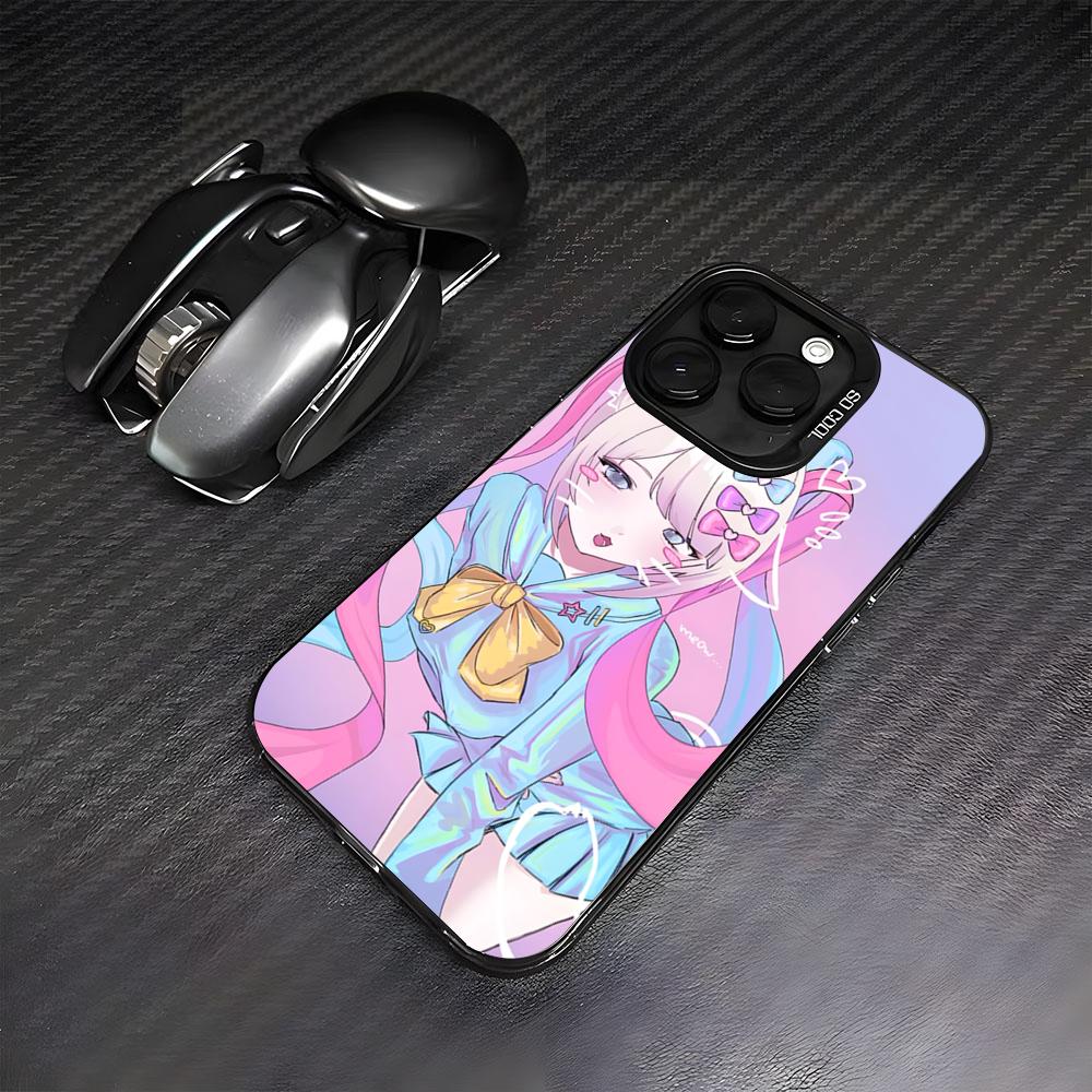 

Kawayii Needy Streamer Overload Phone Case For IPhone17 Air 16 15 14 Plus 13 12 11 Pro 7 8 XS Max XR Silver Black Bumper Case iPhone 16 Pro Max
