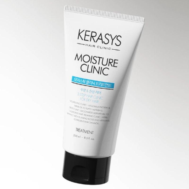 KERASYS Trattamento Capelli Moisture Clinic 250ml Cura dei Capelli Idratante Nutriente Trattamento Coreano