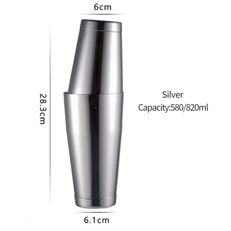 Bar Cocktail Shaker Boston Shaker Stainless Steel Engraving Shaker Bar Accessory Bartender Tools For Home And Bar