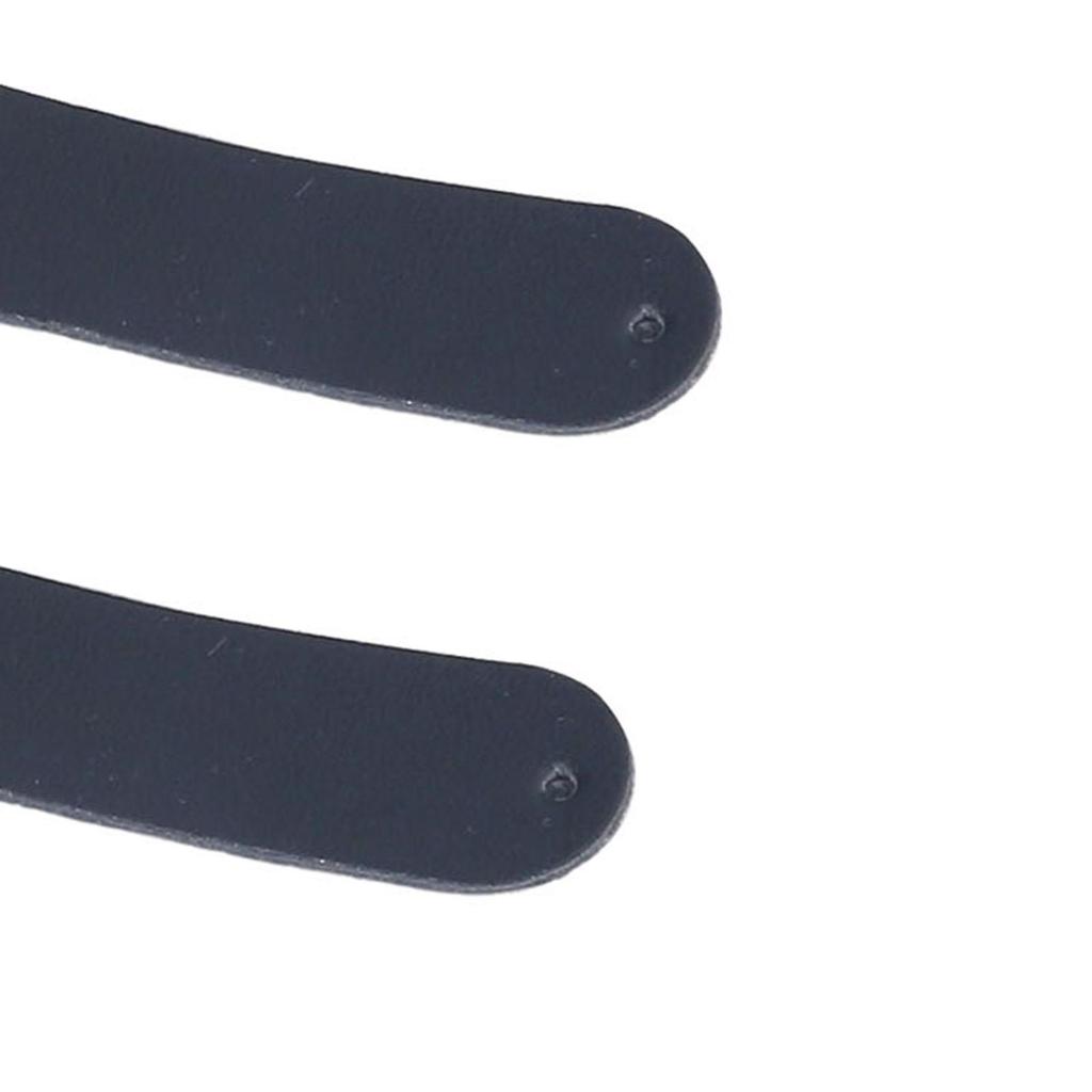 100Pcs Faux Leather Blank Garment Tags DIY Decoration Accessories with Holes Crafts for Hats Crochet Items Repair Jewelry Sewing