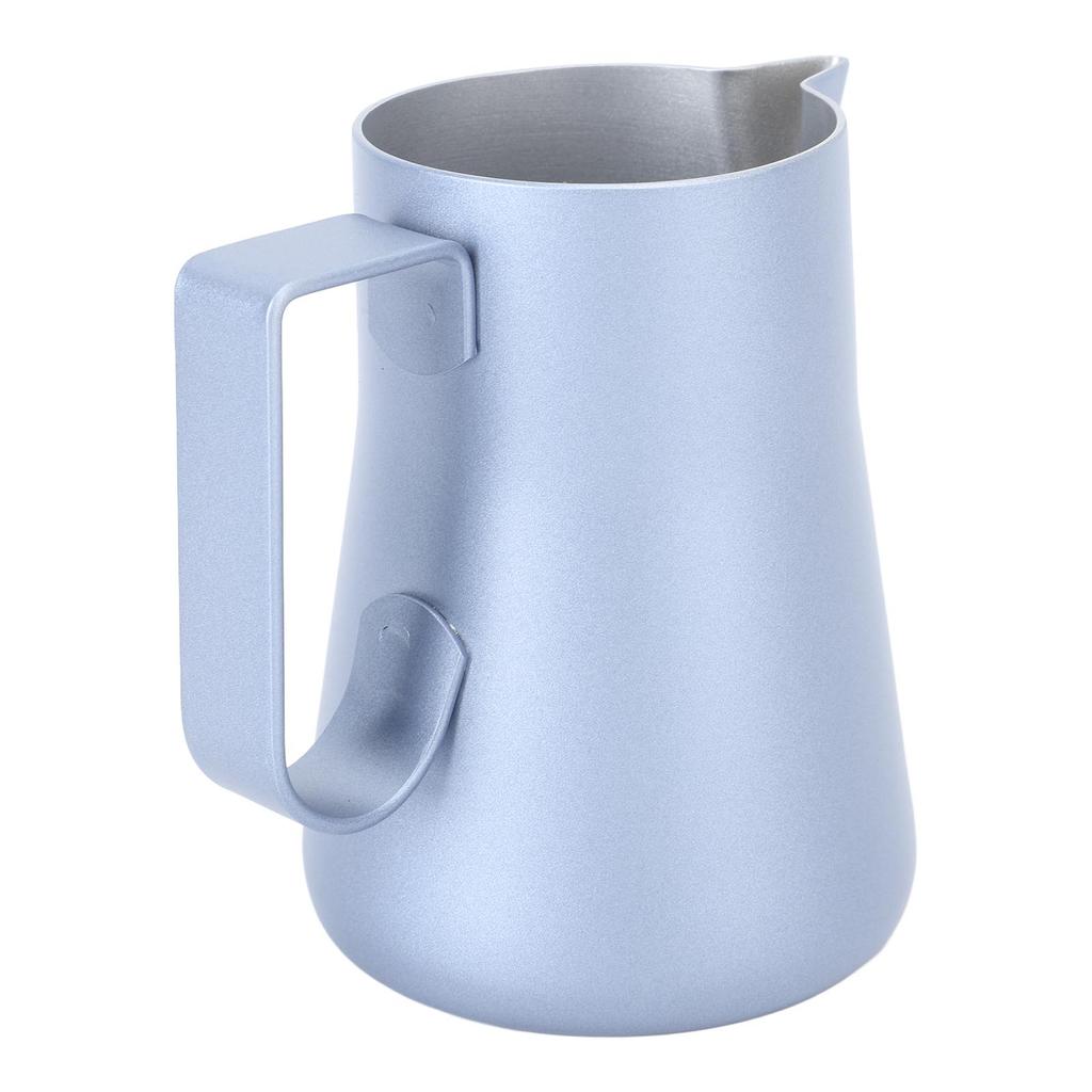 Konvička na pěnění mléka Nerezová konvička na pěnění Míchací pohár Hrnec na kávové nápoje 350ml Modrá