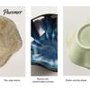 Photogenic Serving Dish Ceramic Small Dipping Plate, with Lotus Leaf Texture, Tea Room Easy Cleaning Soy Bowl, for Restaurants Parties Holidays
