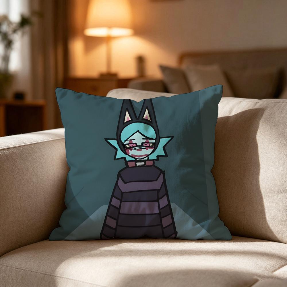 Psycho Ccuties Anime Pillow Case Cushion Cover Soft Washable Pillow Case MultiScene For Couch Bed Travel Office Use