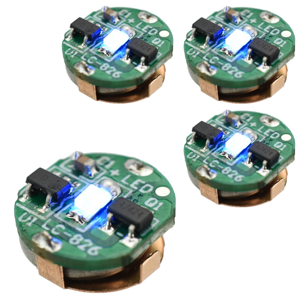 

manekinext 4 Мини Светодиодных Фонаря Беспроводной Тип Магнитное Питание Диорама Пластиковая Модель (синий) синий