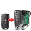 KEYYOU With Battery 315/433MHz ID46 Chip For OPEL VAUXHALL Astra J Corsa E ignia Zafira C Modified Folding Remote Car Key