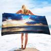 Beach Ocean Microfiber Beach Towels Quick Drying Towel,Retro Tropical Summer Absorbent Sand Free Sandless Swim Pool Beach Towel
