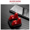 Bil Dashboard Sklisikker mattemontert telefonholderpute for Samsung Xiaomi mobilholder 360 grader roterende utstyr bunn Mobiltelefonstativ