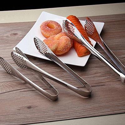 Edelstahl-Lebensmittelzange, Grill, Küche, Kochen, Servieren, Buffet-Utensilien-Clip
