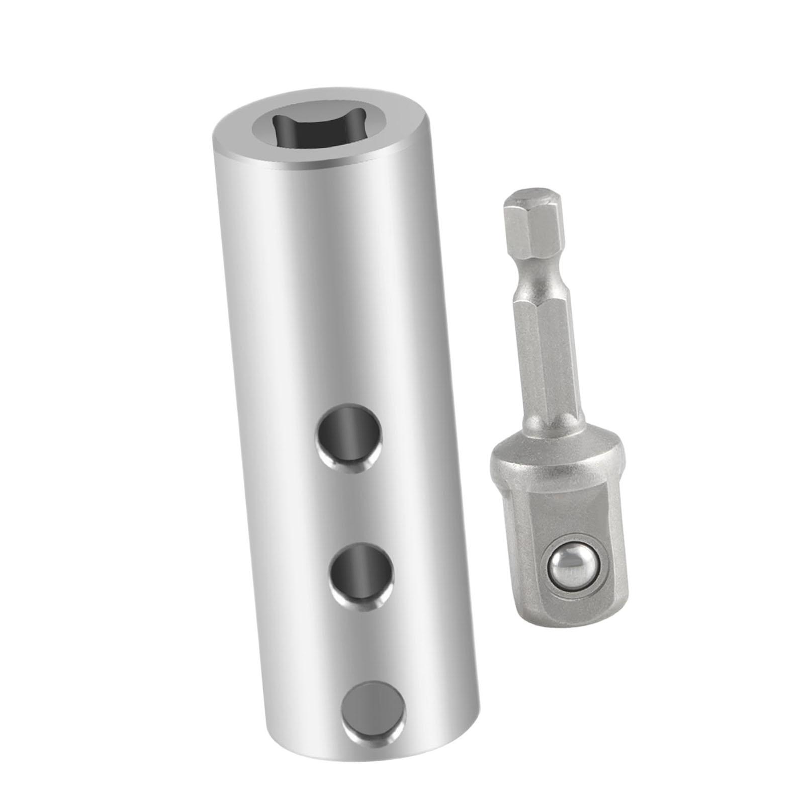 

Адаптер для трейлерного домкрата из нержавеющей стали с 12-дюймовым гнездовым адаптером-битом, совместимый с