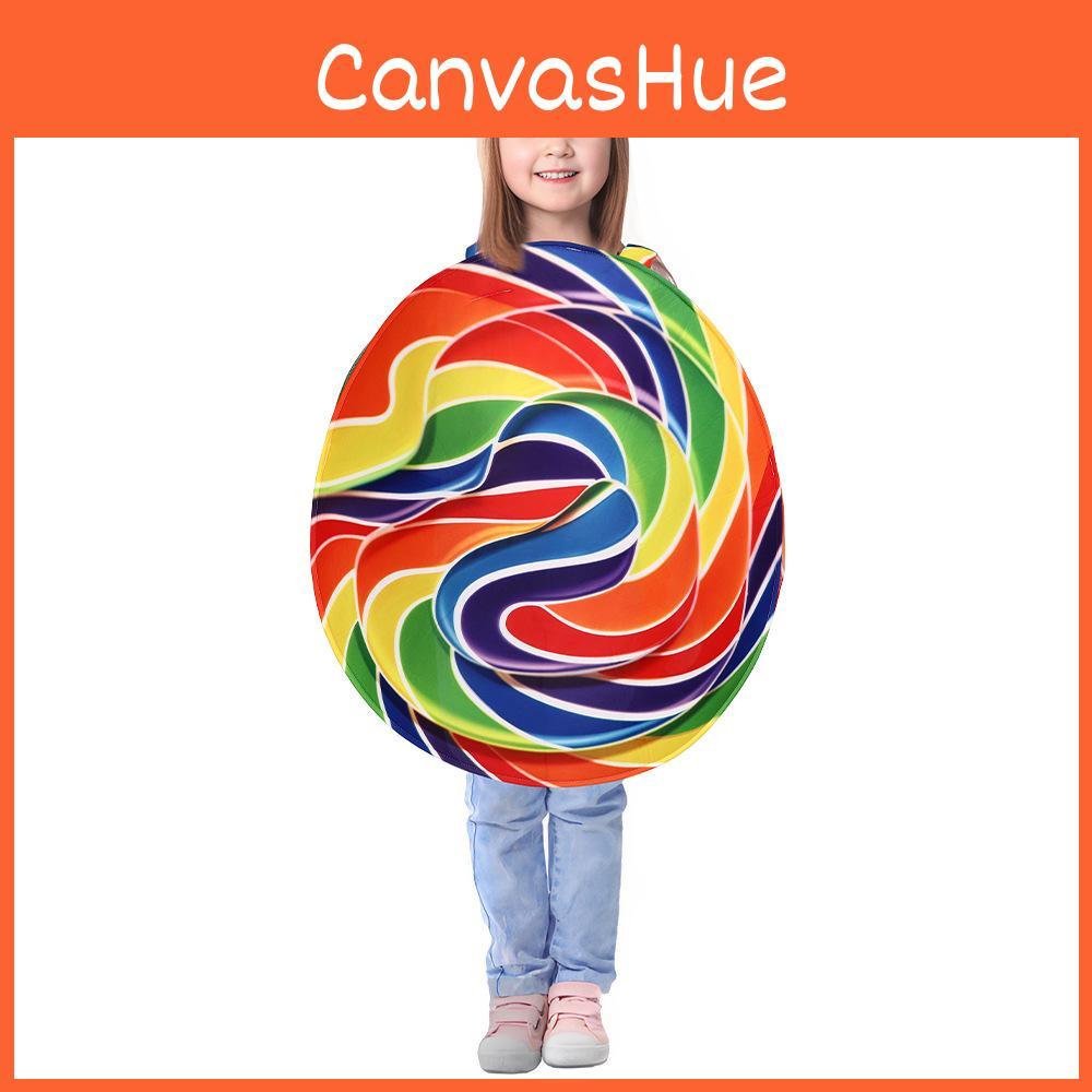 Lollipop Kid Halloween Polyester Costume Family Matching Set Group Party Cosplay
