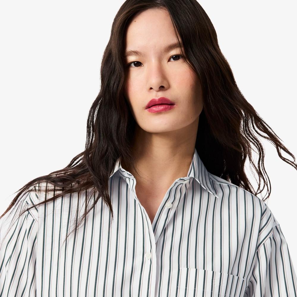 Lacoste Women's Oversized Poplin Shirt CF0215-55N8I4