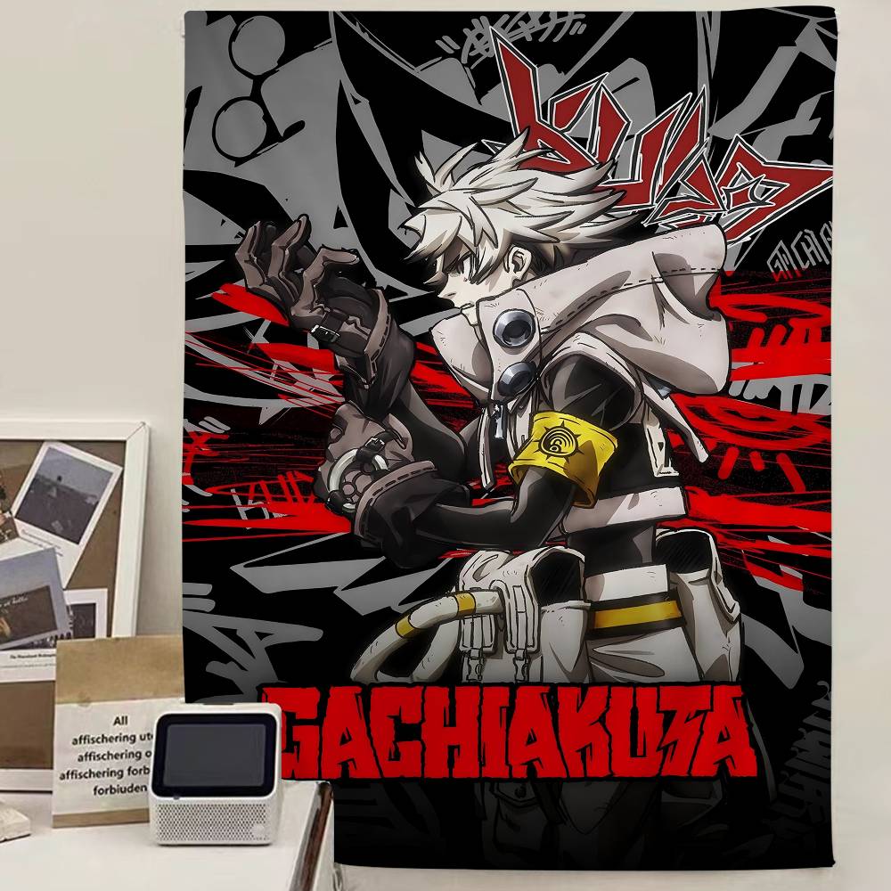 Anime di Combattimento Soprannaturale Giapponese G-Gachiakuta Appeso Arazzo Boemo Appeso Tarot Tappeti da Parete Hippie Stanza Studenti Arazzo Giapponese