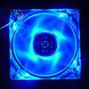Quad 4-LED Light Neon Quite Clear 120mm PC CPU Computer Case Cooling Fan Mod