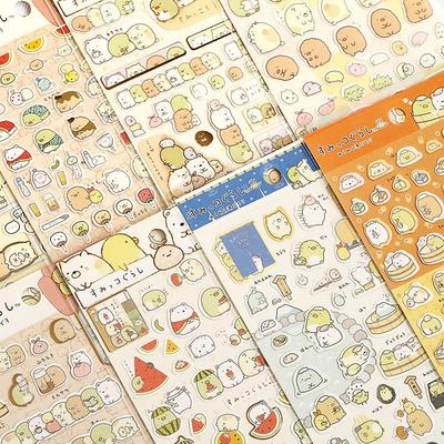 Sumikko Gurashi Arbūzų Gyvūnėlių Lipdukai - Mielos Korėjietiškos Raštinės Planuokliams