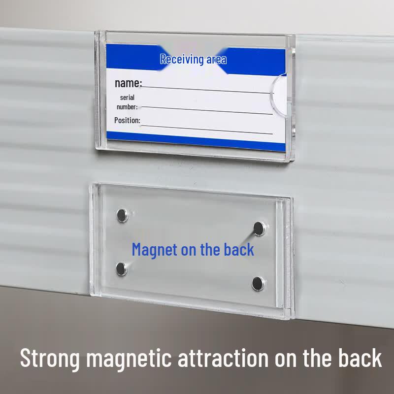 Acrylic Magnetic Label Holder