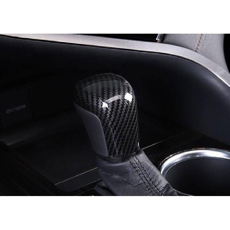 For Toyota Camry 2018- Carbon Fiber Inner Gear Shift Knob Shifter Lever Trim