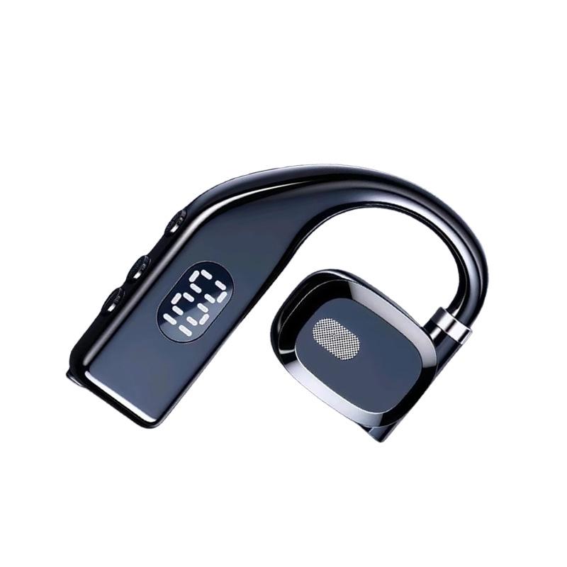 

EXCELAY F11 Bluetooth Open-Ear Sports Bone Conduction Headset with Digital Display and Long Battery Life Headset Only (No Accessories) чорний