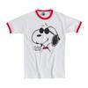 Peanuts Unisex Adult Snoopy Ringer T-Shirt