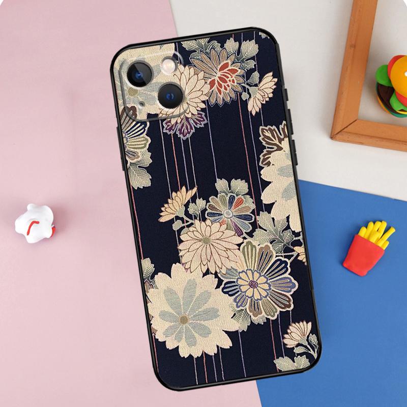 Japanese Style Art Japan Phone Case For iPhone 16 Pro Max 11 12 13 14 15 Pro Max Mini XR 15 16 Plus 16e Cover Shell