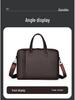 14-15 Inch Crossbody Briefcase: Large Capacity Laptop Bag