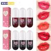 Dragonranee Lip Dye Liquid Lip Glaze Cute Waterproof Non-Stick Liquid Lipstick 6 Colors Available
