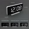 Modern LED Digital Clock Date Time Temperature Display Dimmable Backlights 2 Alarms Snooze Function USB Port 5V