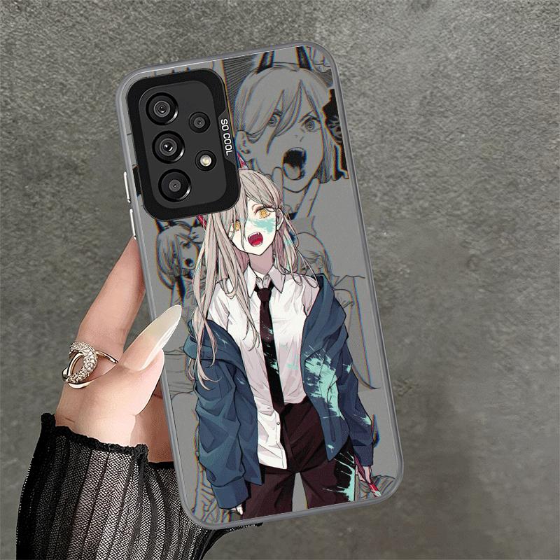 Anime Character Power CSM Soft Phone Case for Samsung A17 A16 A15 A14 A13 A57 A56 A55 A54 A53 A37 A36 A35 A34 A33 A26 A25 A24 A2