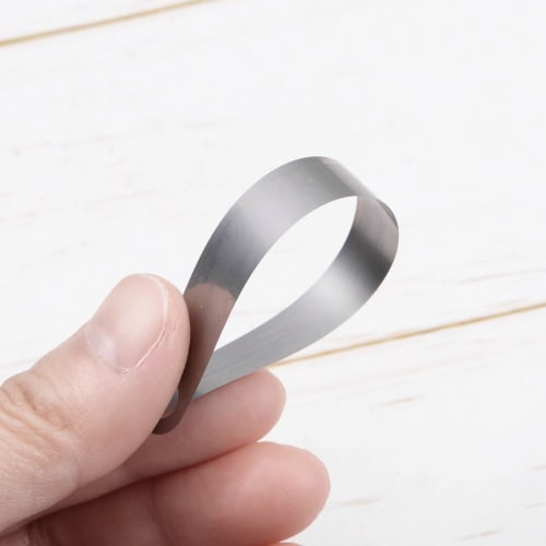 uxcell Gap Gauges, 0.03 mm Thickness Gauge, 65MN Steel, Metric Distance Measuring Tool, Single Blade, 5 Pieces