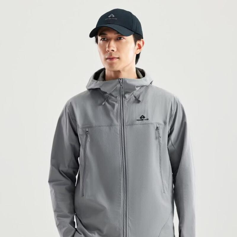 Tuoluzhe Men's Hooded Outdoor Softshell Jacket