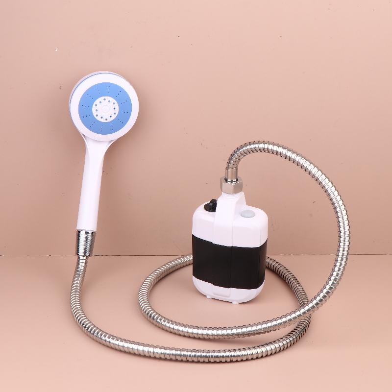 

Портативный походный душ Насос для душа на открытом воздухе Оборудование для купания на открытом воздухе Ручное электрическое устройство для душа Для пеших прогулок Пляж